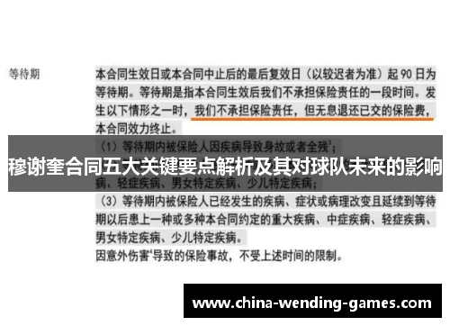 穆谢奎合同五大关键要点解析及其对球队未来的影响 穆谢奎合同五大关键要点解析及其对球队未来的影响
