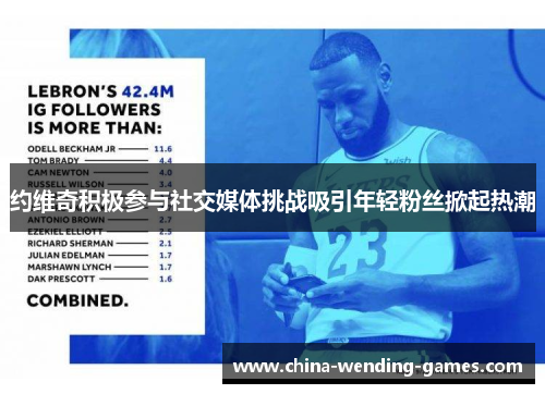 约维奇积极参与社交媒体挑战吸引年轻粉丝掀起热潮